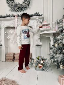 Піжама дитяча "Family look" Носи своє 122 Червоний (p-8890-92457)
