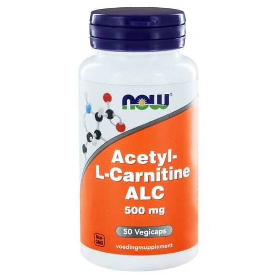 Ацетил-L-карнитин NOW Acetyl-L-Carnitine 500 mg 50 caps