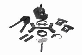 Набор BDSM щенка Master Series Luxury Pup Arsenal Set - Black