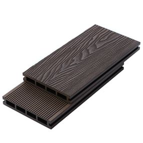 Террасная доска ДПК Brugan Elegant Light 3D Wine Brown 150х25х3000 мм