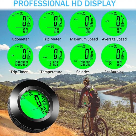 Велокомпьютер 995/997 проводной 22 функции с WJ-282 подсветкой водонепроницаемый