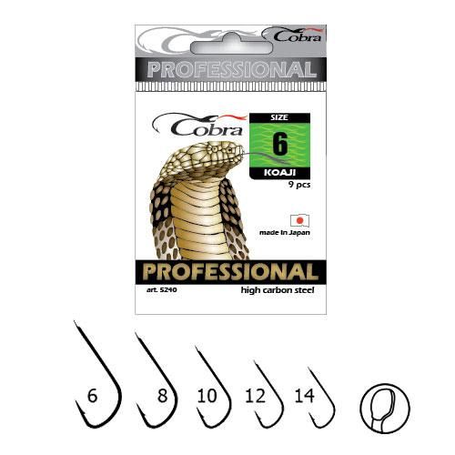 Крючки рыболовные Cobra Кобра Pro KOAJI разм.014 10 шт в упаковке.