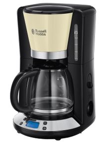 Кофеварка Russell Hobbs 24033-56 Colours Plus+, 1100 Вт, LCD-дисплей, Таймер на 24 часа, Кремовый (24033-56)