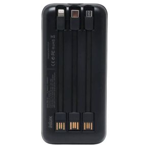 Power bank на два выхода с дисплеем 10000 mAh INKAX PBQ-08 Черный