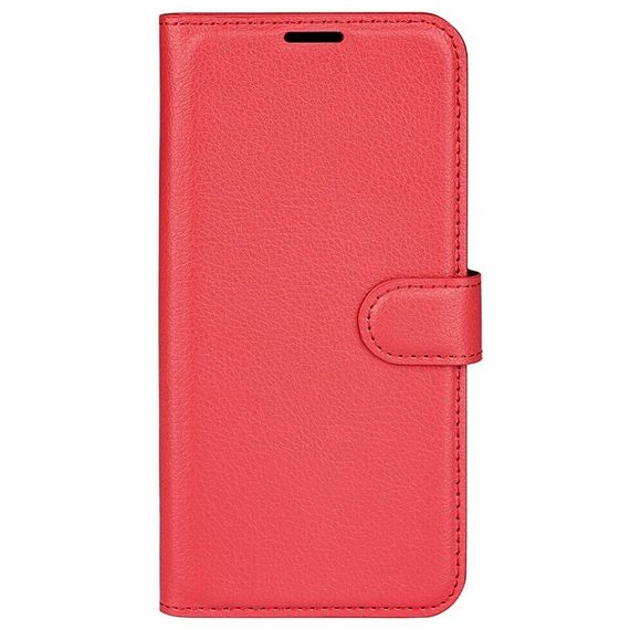 Чохол книжка з кишенями для карт на Xiaomi Redmi 13C / Poco C65 колір Червоний | Зображення 3