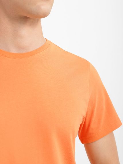 Футболка для чоловіків однотонна пильно-помаранчевий, XL | Зображення 2