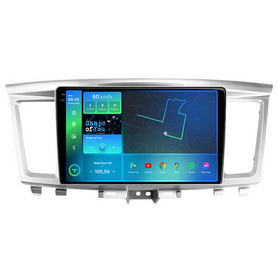 Штатна магнітола Torssen 2K Infinity QX60 FL9 4+64Gb 4G Carplay DSP | Зображення 1