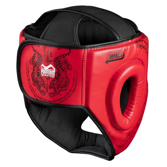Шолом боксерський  Фантом Muay Thai Full Face Red (капа в комплекті) | Зображення 2