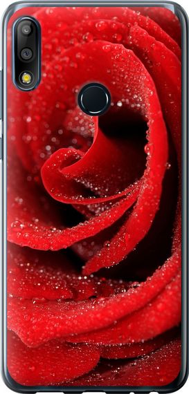 Чехол на Asus Zenfone Max Pro M2 ZB631KL Красная роза "529u-1641-17620"