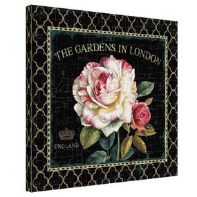 Картина на полотні The gardens in London 50x50 см (H5050_RET017)