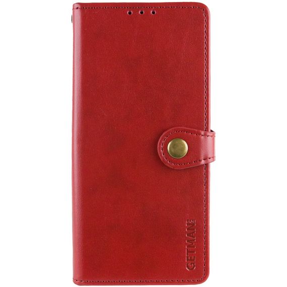 Шкіряний чохол-книжка GETMAN Gallant (PU) для Infinix Smart 9 4G / Hot 50i Червоний