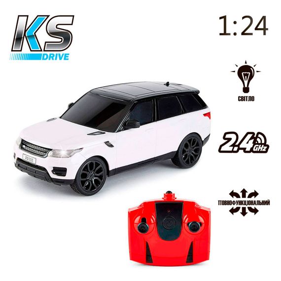 Автомобиль на радиоуправлении LAND ROVER RANGE ROVER SPORT KS DRIVE 124GRRW масштаб 1:24, 2.4Ghz | Зображення 5
