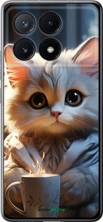 Чохол на Xiaomi Poco X6 PRO Білий кіт "5646u-3497-2448"