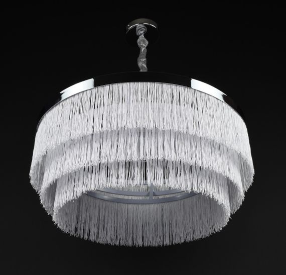 Люстра підвісна на 4 лампочки 27869 Хром 40-70х60х60 см. | Зображення 3