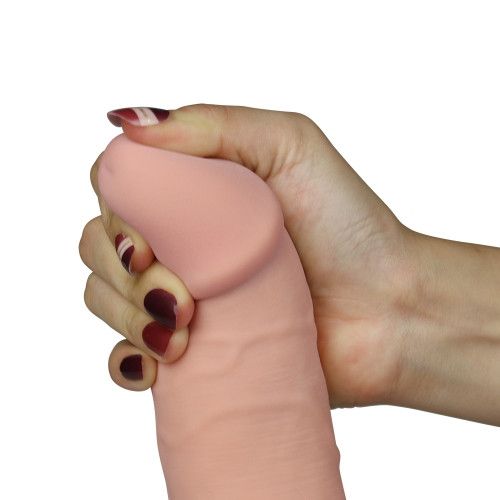 Реалістичний вібратор - The Ultra Soft Dude Vibrating 8.8" Sex Aura | Зображення 4