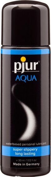 Лубрикант на водной основе pjur Aqua 30 мл, эффект бархатистой кожи без прилипания Sex Aura