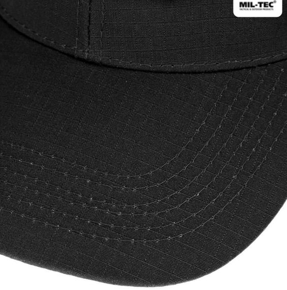 Бейсболка MIL-TEC Net Baseball Cap Black з сіткою | Зображення 6