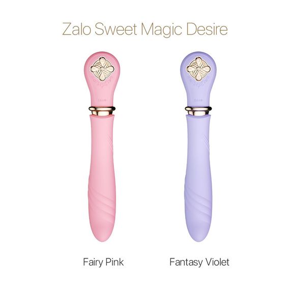 Пульсатор с подогревом Zalo Sweet Magic - Desire Fantasy Violet, турбо режим | Зображення 7