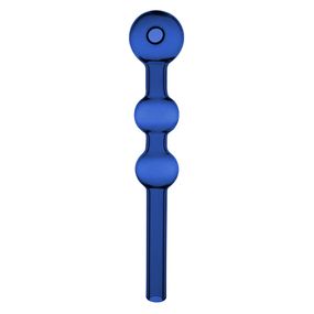 Кальян Стеклянная Трубка Выпариватель "Three Balls Blue"