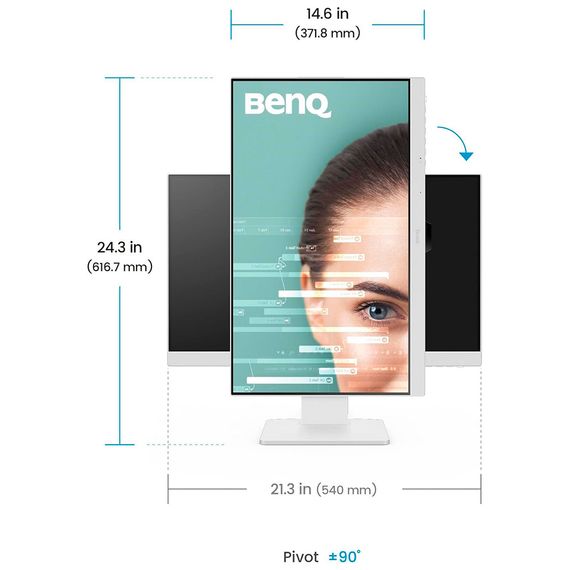 Монітор BenQ GW2486TC WHITE | Зображення 6