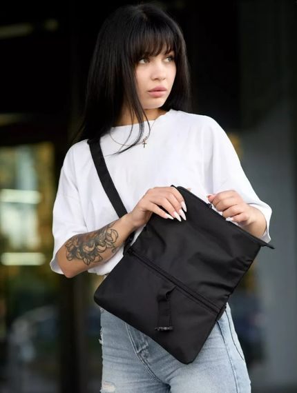 Сумка жіноча Sambag Dalas чорна 20 х 25 х 4 см (70301065) | Зображення 4