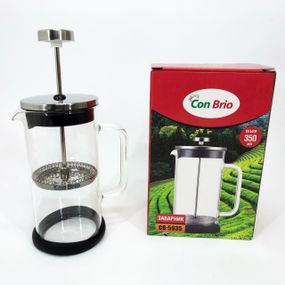 Френч прес Con Brio CB-5935 350 мл, Френч прес скляний на кухню, Френч преси скло