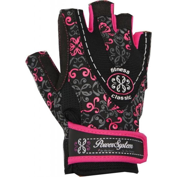 Рукавички для фітнесу Power System PS-2910 Classy Жіночі Pink S | Зображення 1