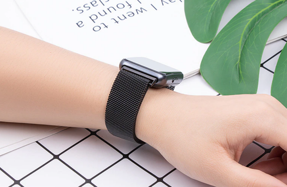 Ремінець Primolux міланський магнітний для фітнес браслета Huawei Watch Fit 2 - Black | Зображення 3