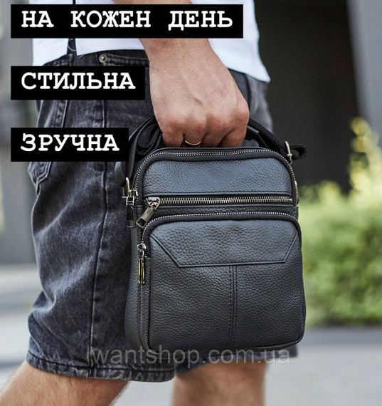 Мужская сумка-барсетка  через плечо кожаная Tiding Bag TM-79048 | Зображення 8