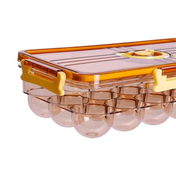 Лоток для яиц пластиковый на 18 ячеек 32.5х18х8 см Коричневый HP-27-1 | Зображення 5