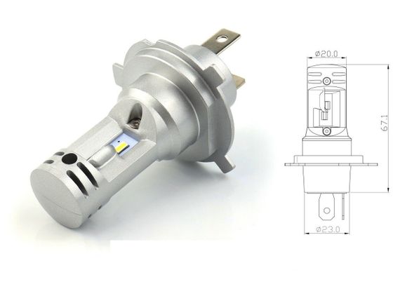 Комплект світлодіодних ламп BAXSTER SE Plus H4 P43t 9-32V 6000 K 4000 lm | Зображення 1
