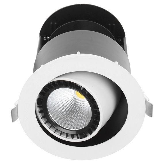 Світильник стельовий LED вбудований LED-57/30W CW WH COB Brille 32-254