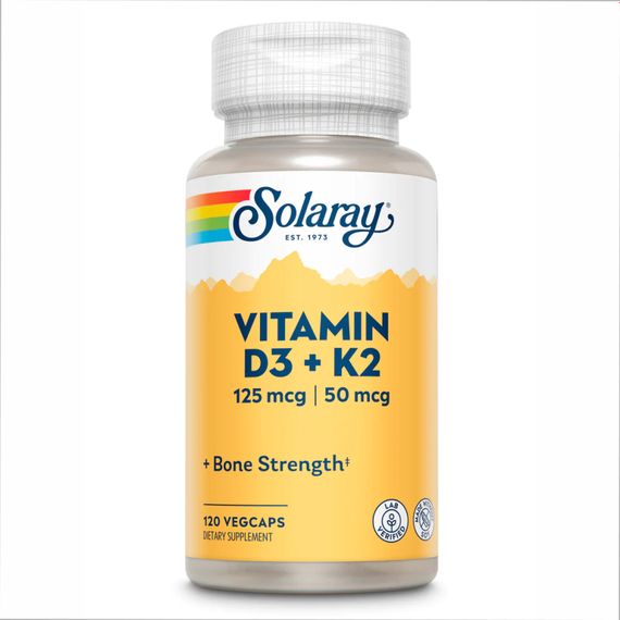 Vitamin D-3 &amp; K-2 - 120 vcaps