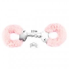 Наручники - Fetish Pleasure Fluffy Hand Cuffs Pink Sex Aura | Зображення 3