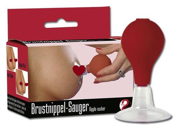 Присоски на соски (красные) Sex Aura