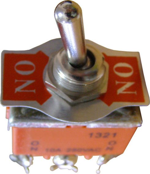 Тумблер 1321 двополюсний 2 положення ON-ON фіксацією Ny95500913