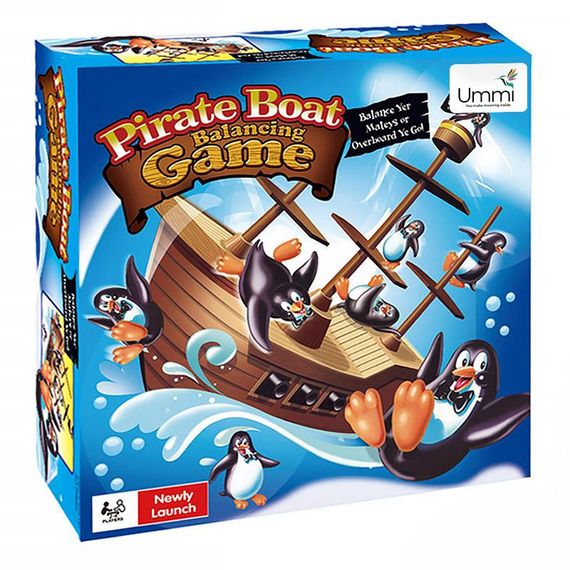 Настільна інтерактивна гра Ummi 707-61 Pirate Boat Balancing Game Brown | Зображення 1