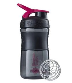 Шейкер спортивний BlenderBottle SportMixer Flip 20oz/590 мл Black/Pink (SM 20oz Black/Pink)