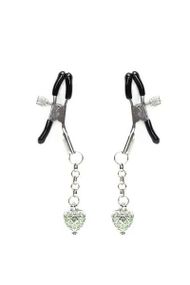 Затискачі для сосків Liebe Seele Glow-in-dark Nipple Clamps One Size Зелений