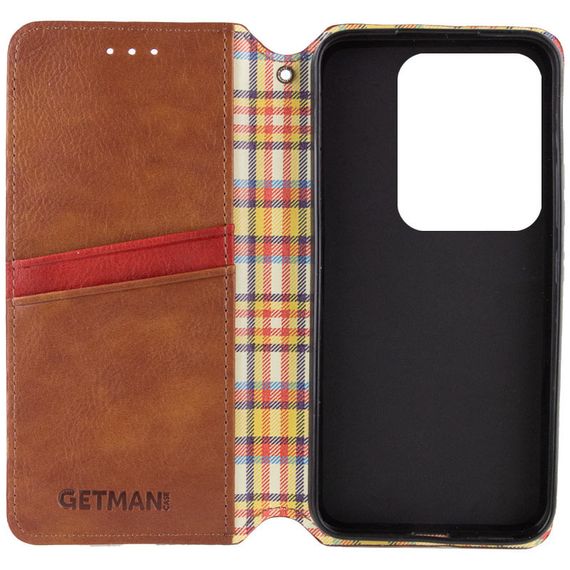 Кожаный чехол книжка GETMAN Cubic (PU) для Xiaomi Redmi Note 13 5G | Зображення 2
