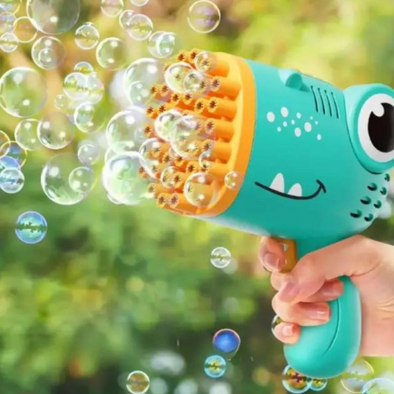 Дитячий автоматичний пістолет-кулемет для мильних бульбашок, генератор мильних бульбашок | Зображення 3