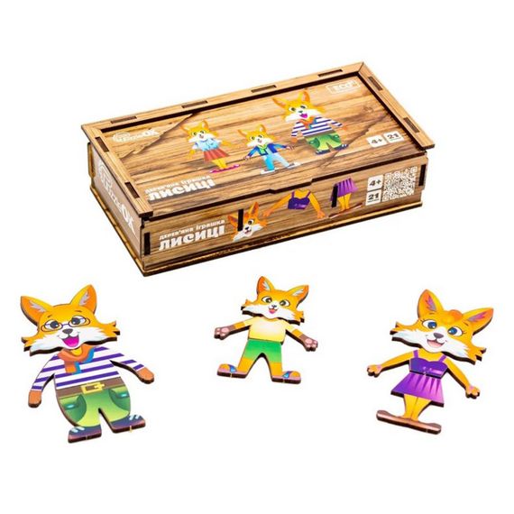 Деревянная настольная игра Лисички Puz-42121