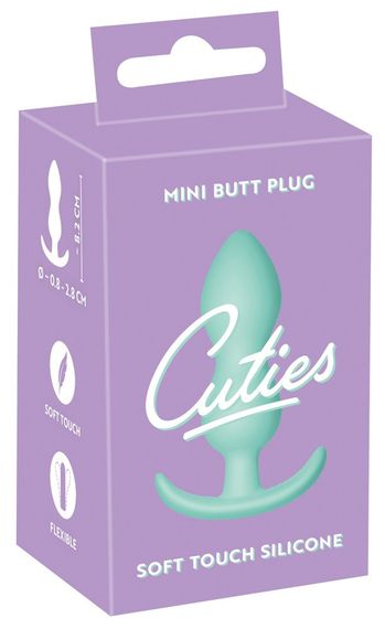 Анальна пробка Cuties Plugs Green Sex Aura | Зображення 1