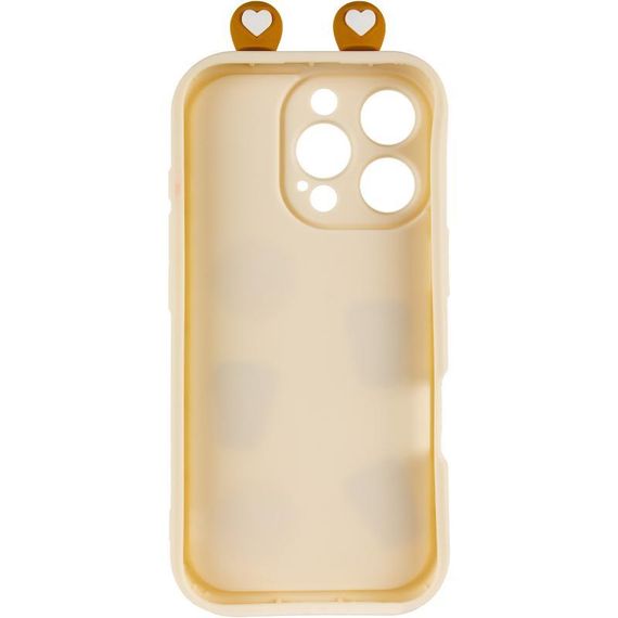 Чехол TPU Toys Case with Ears для Apple iPhone 16 Pro (6.3") Sand | Зображення 2