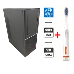 Комп'ютер Lenovo V520 Tower / Intel Core i3-7100 (2 (4) ядра по 3.9 GHz) / 8 GB DDR4 / 128 GB SSD / Intel HD Graphics 630 б/в + Подарунок Розумна інтерактивна зубна щітка Colgate Connect M1 / Bluetooth