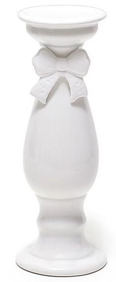 Набір 2 фарфорових підсвічники "Бант" 10х9.5х29см | Зображення 1