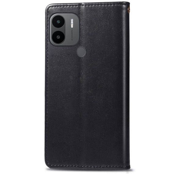 Кожаный чехол-книжка GETMAN Gallant (PU) для Xiaomi Redmi A1+ / Poco C50 / A2+ Черный | Зображення 1