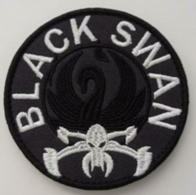 Шеврон Black Swan / 7см
