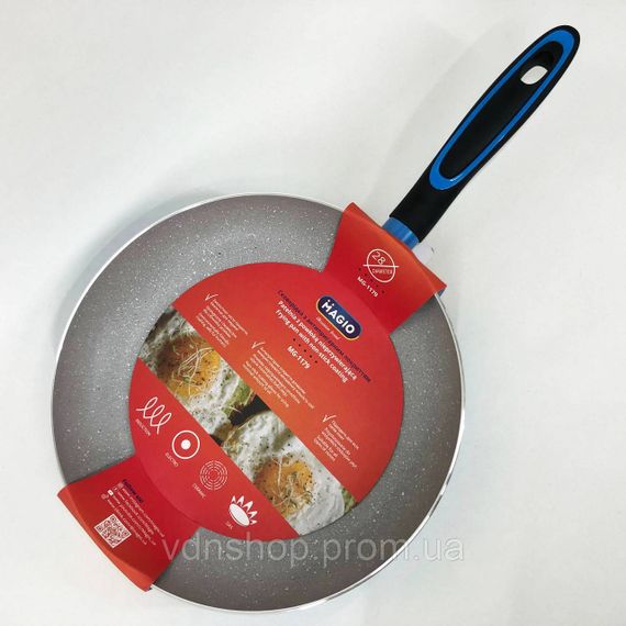 Сковороды с покрытием от пригорания Magio, Удобная сковорода для дома, Кованая алюминиевая сковорода XJ-41 | Зображення 9