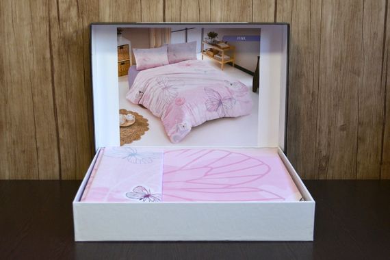 Комплект постельного белья Charlotte Dijital 160x220 см  Pink | Зображення 1